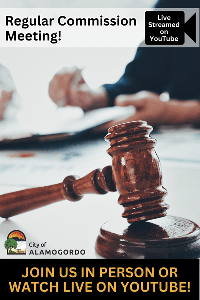 Regular Commission Meeting, every other Tuesdays!