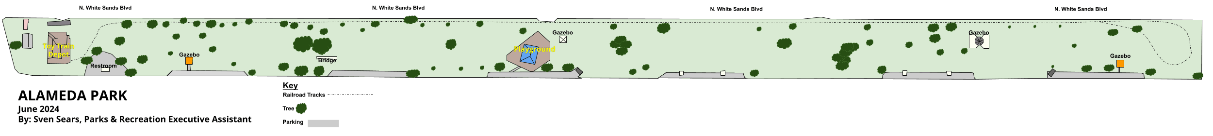 Alameda Park Map